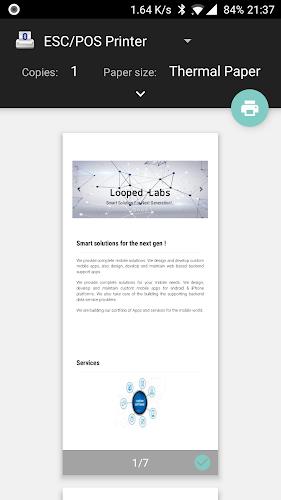 ESCPOS Bluetooth Print Service Screenshot 1