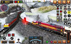 Uphill Train Track Simulator Screenshot 1