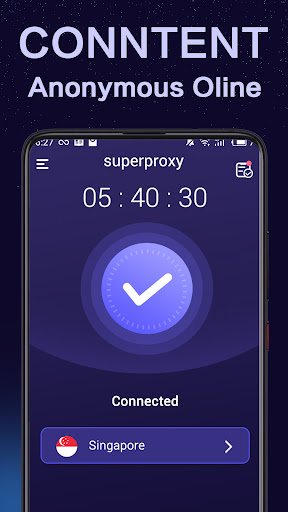 Super Proxy-Super VPN Ảnh chụp màn hình 1