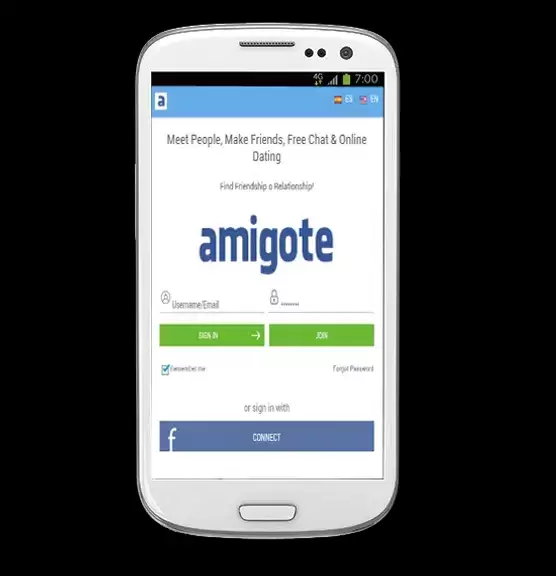 Dating App - Amigote ဖန်သားပြင်ဓာတ်ပုံ 0