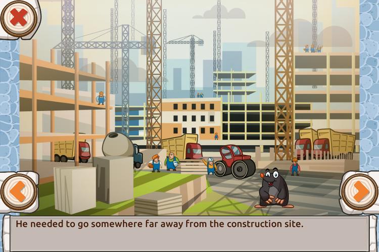 Mole's Adventure Story Скриншот 1