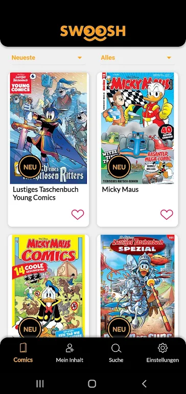 Swoosh Comics スクリーンショット 0