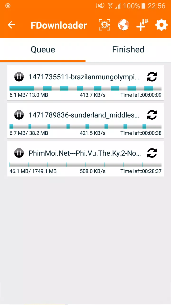 FDownloader 스크린샷 2