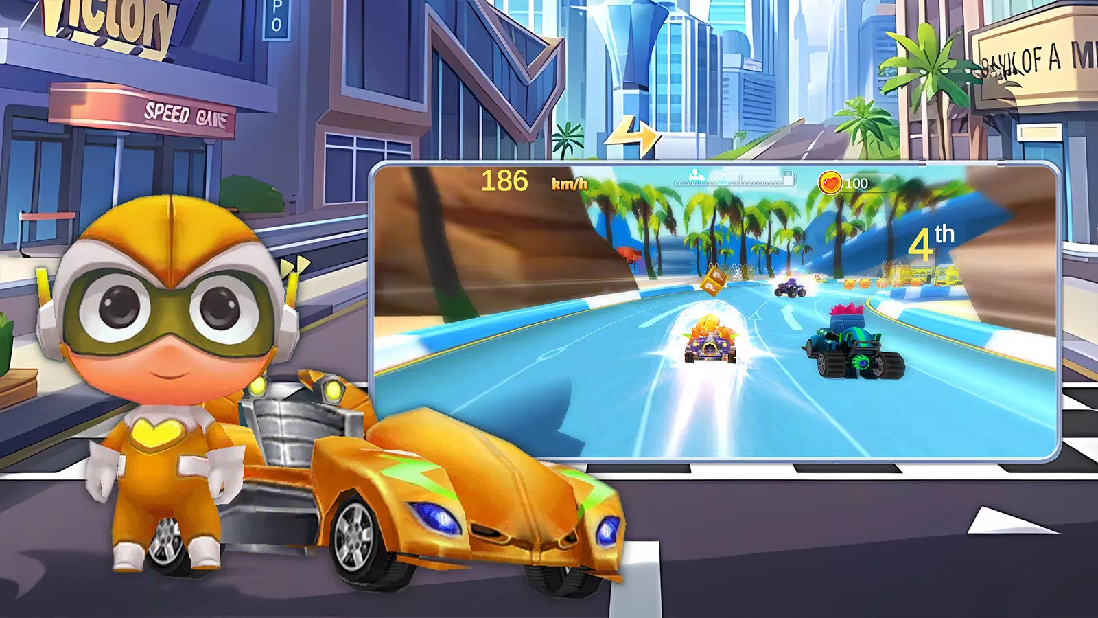 Kart Racing Game 3D Tangkapan skrin 0