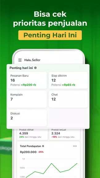 Tokopedia Seller 螢幕截圖 2