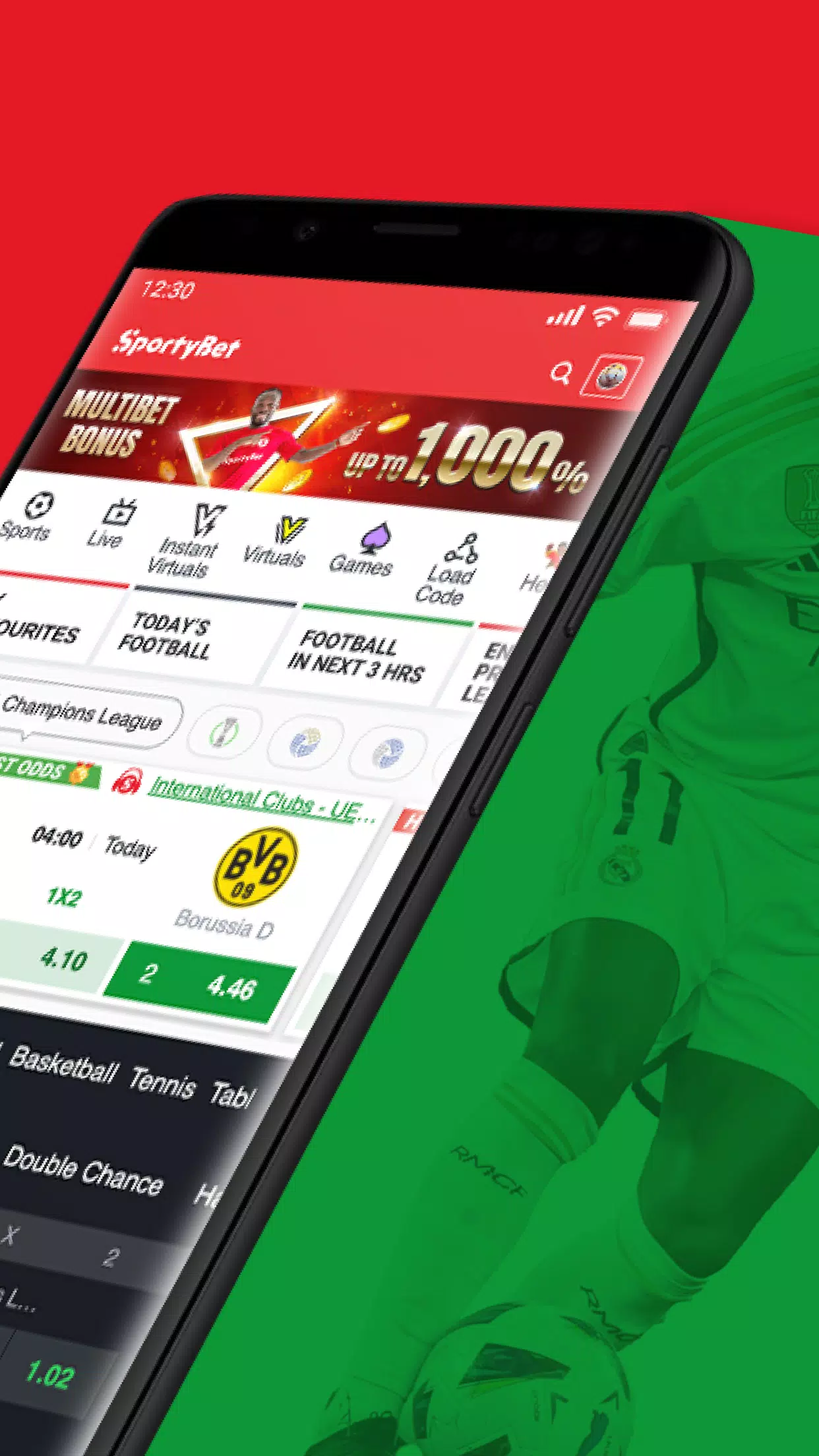 SportyBet 螢幕截圖 1