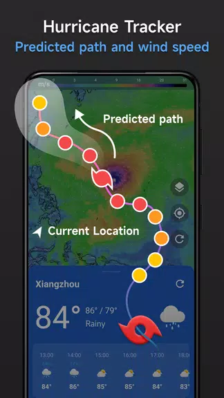 Live Weather & Radar Map ဖန်သားပြင်ဓာတ်ပုံ 1