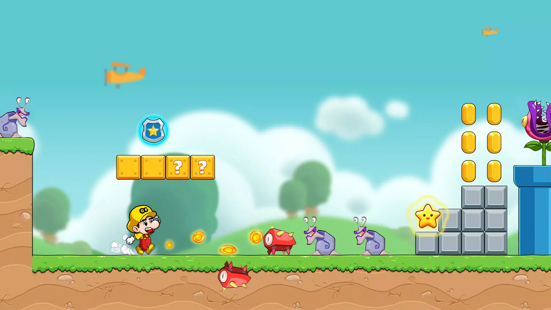 Bean’s World Super: Run Games ภาพหน้าจอ 1