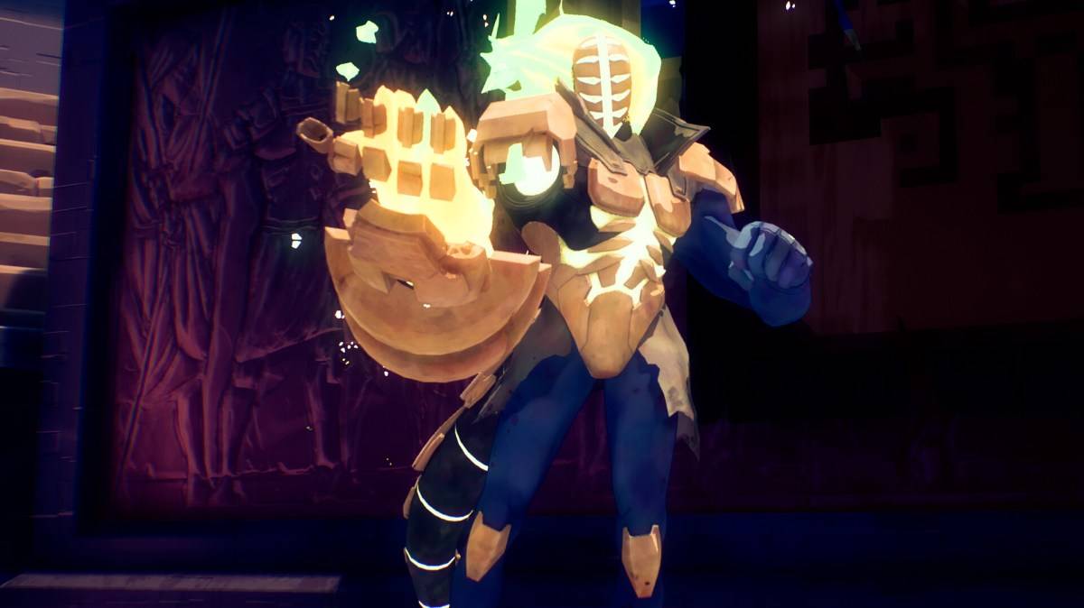 ชายเกราะใน Hyper Light Breaker ซึ่งเป็นส่วนหนึ่งของบทความเกี่ยวกับวิธีการเปลี่ยนความไว