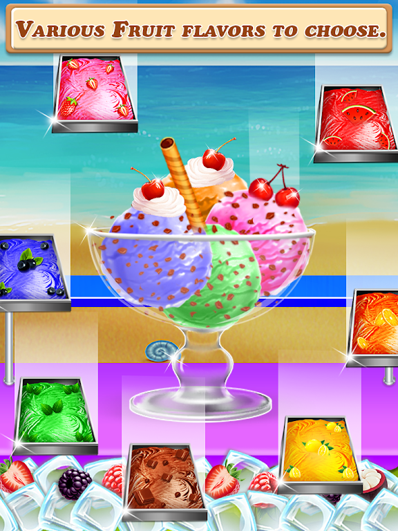 Street Ice Cream Shop Game スクリーンショット 2