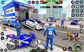 Police Cargo Transport Games ဖန်သားပြင်ဓာတ်ပုံ 2