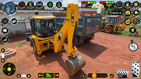 Snow Excavator Construction 3D 螢幕截圖 1