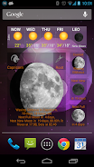 Moon Phase Widget Скриншот 2