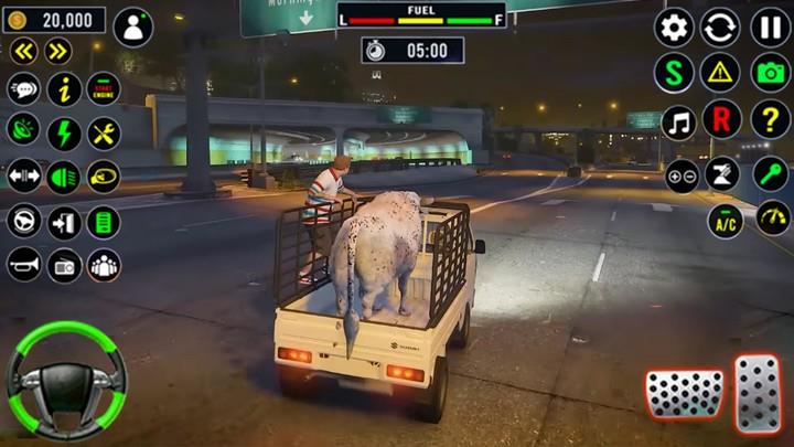 Animal Transport Truck Sim 3D Screenshot 1