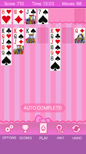 Pink Solitaire ဖန်သားပြင်ဓာတ်ပုံ 0