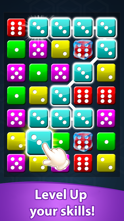 Dice Match Line Puzzle Games Screenshot 3