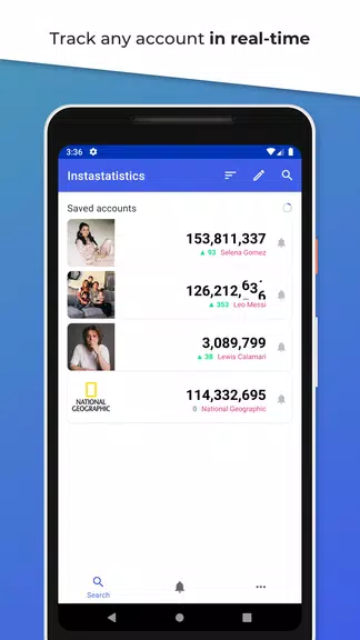 Instastatistics - Live Followe スクリーンショット 0