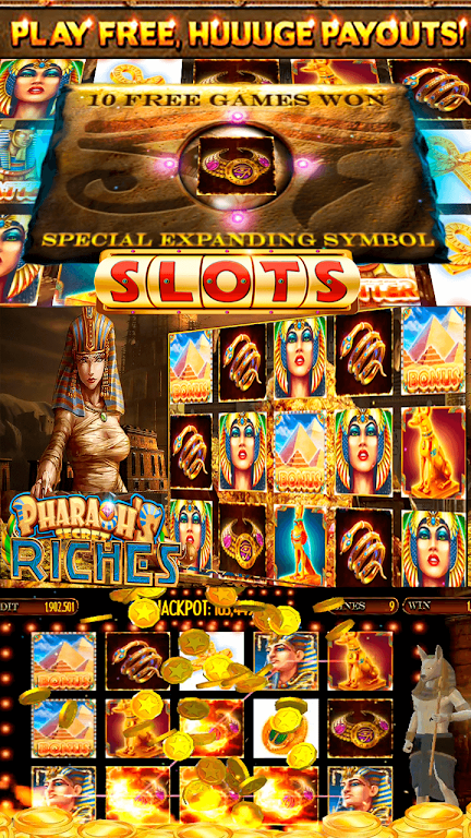 Pharaoh's Secret Casino Online Slot Machine Скриншот 2