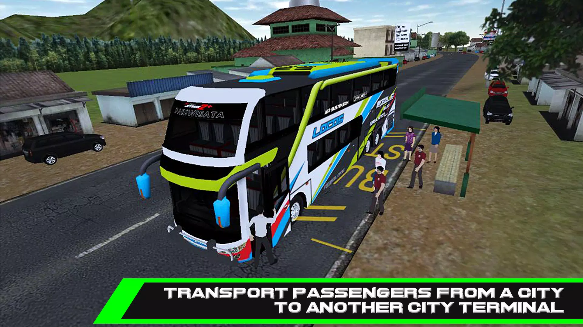 Mobile Bus Simulator ภาพหน้าจอ 1