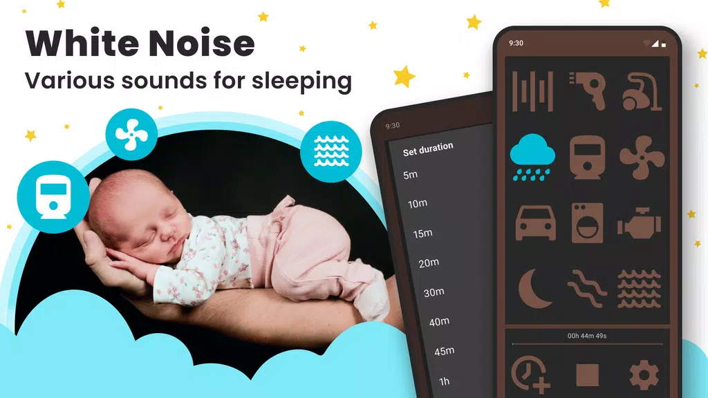 White Noise: Baby Sleep Sounds ภาพหน้าจอ 0