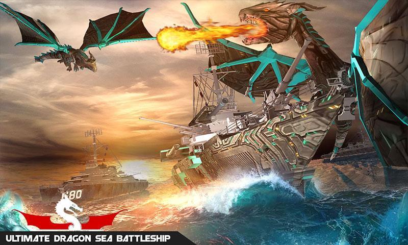 Army Dragon Robot War Games Screenshot 2