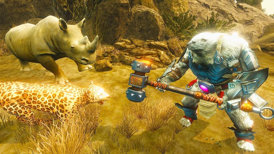 Bear Warrior Simulator Captura de tela 0