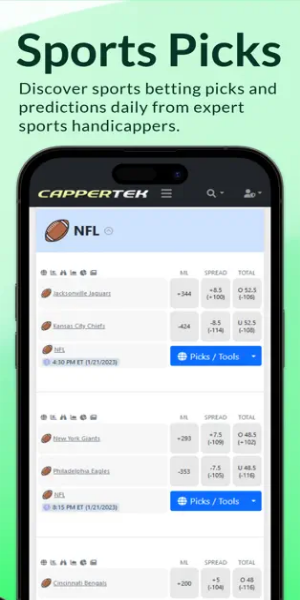 CapperTek Sports Betting Tools Screenshot 1