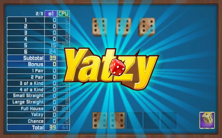 Yatzy Dice Game Captura de tela 3