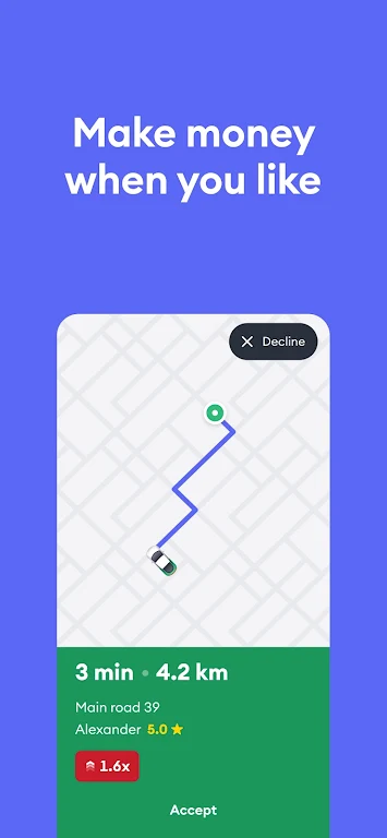 Bolt Driver: Drive & Earn ဖန်သားပြင်ဓာတ်ပုံ 2