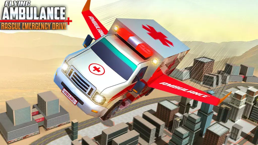 Flying Ambulance Rescue Drive Screenshot 2