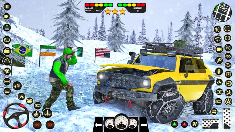 US Offroad Fury Car Driving 3D 螢幕截圖 1