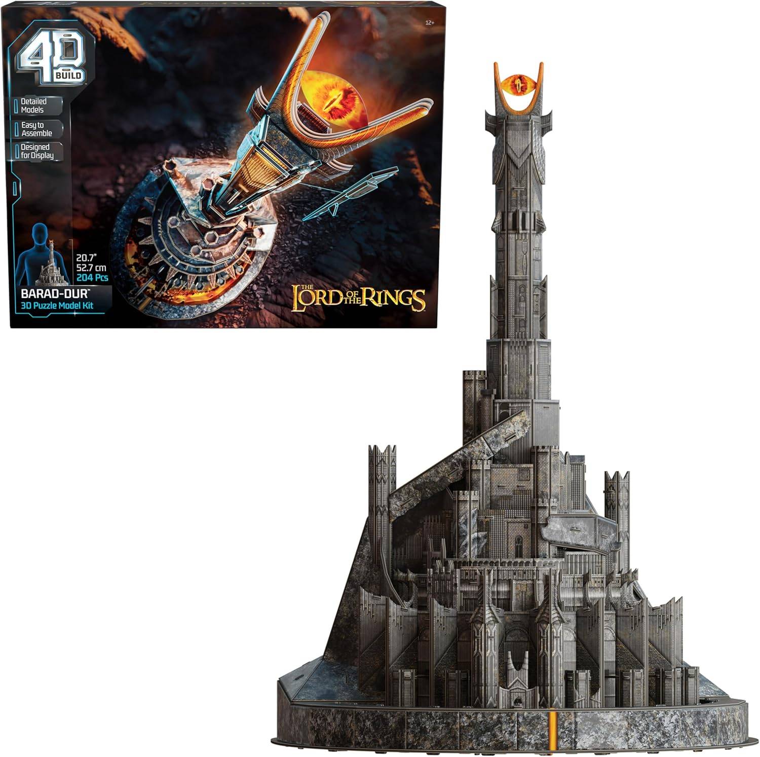 204 piece 3D Barad-dur model kit puzzle