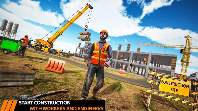 City Construction Excavator 3D Tangkapan skrin 2