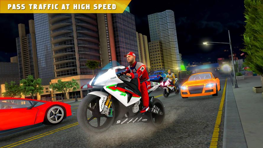 Highway Traffic Bike Race Moto Captura de tela 2