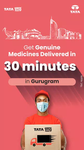 Schermata TATA 1mg Online Healthcare App 1