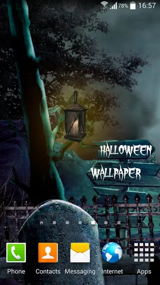 Halloween Live Wallpaper 螢幕截圖 1