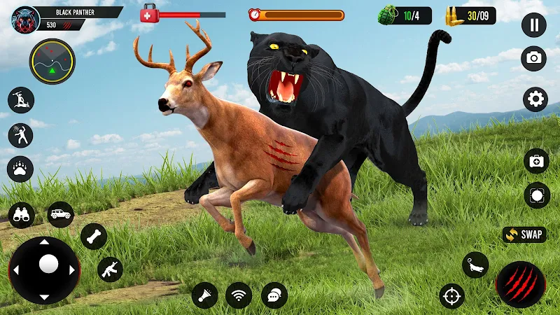 Black Panther Simulator Games Schermafbeelding 1