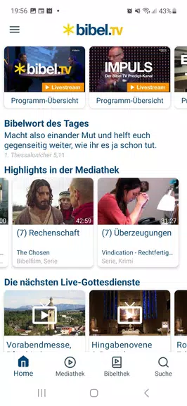 Bibel TV App Screenshot 0