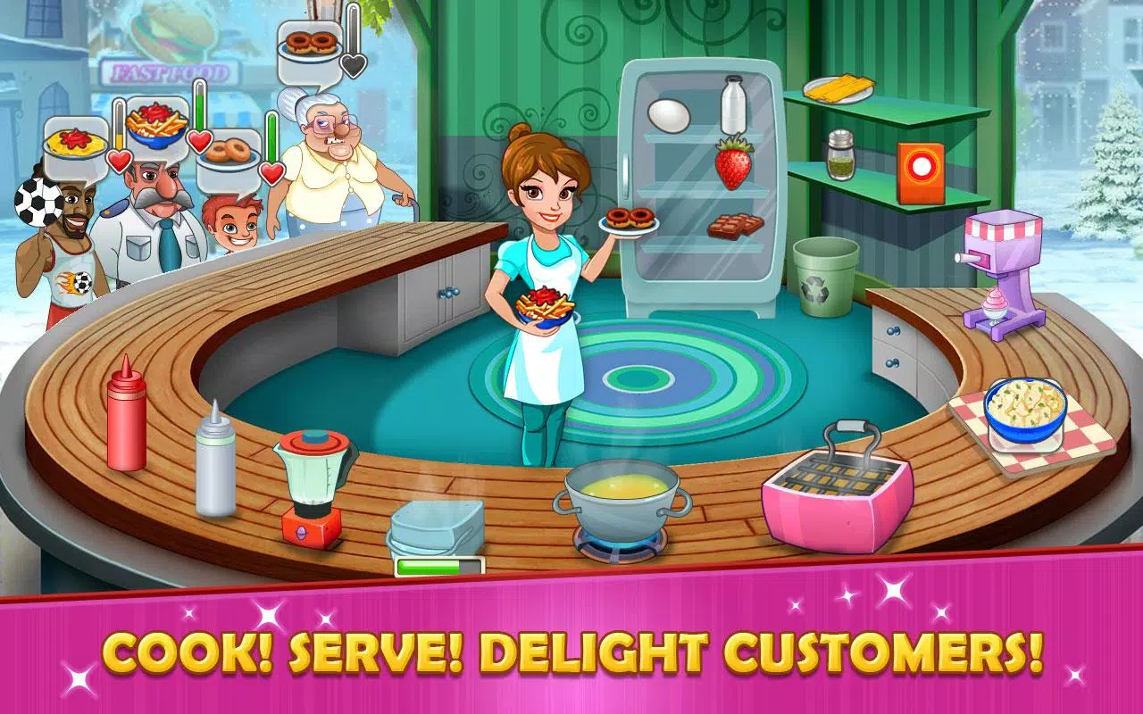 Kitchen story: Food Fever Game スクリーンショット 0