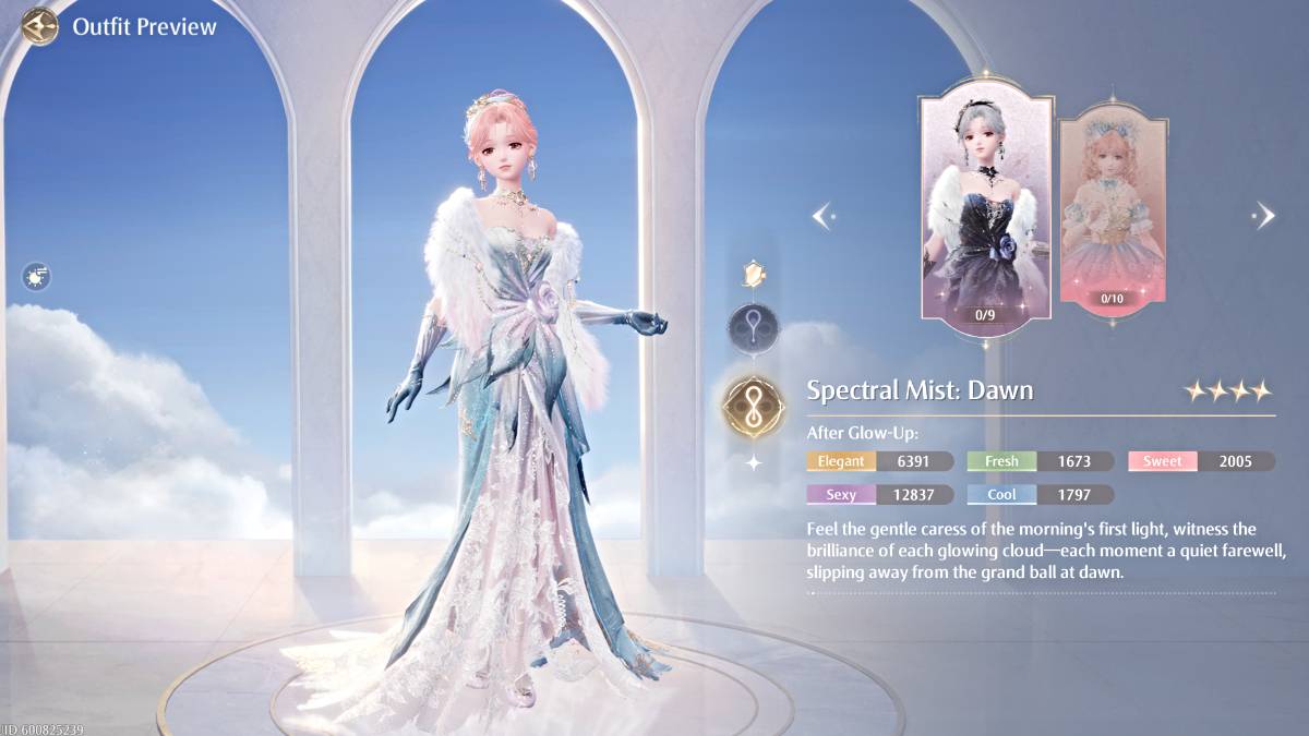 Mistral Mist: Dawn Outfit in Infinity Nikki