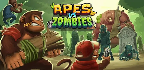 Apes Vs. Zombies Captura de tela 0