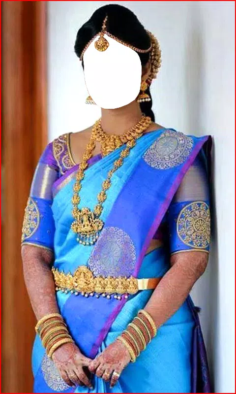 South Indian Women Saree Photo ภาพหน้าจอ 1