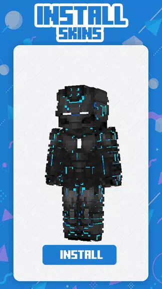 Neon Squad Skin Minecraft Screenshot 3