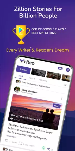 Schermata Writco – Read, Write, Publish 0