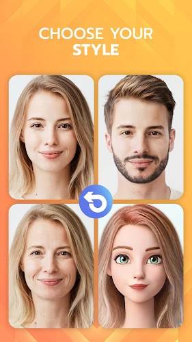 Schermata FaceLab Face Editor App, Aging 0