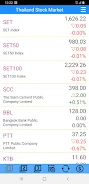 Thailand Stock Market, Stocks Captura de tela 0