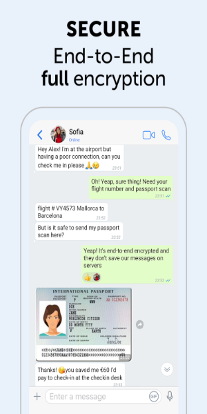 Schermata Zangi Private Messenger 1