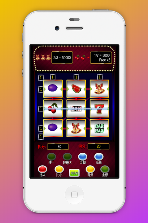 Fruit plate: 777 Slot Machine, Screenshot 1