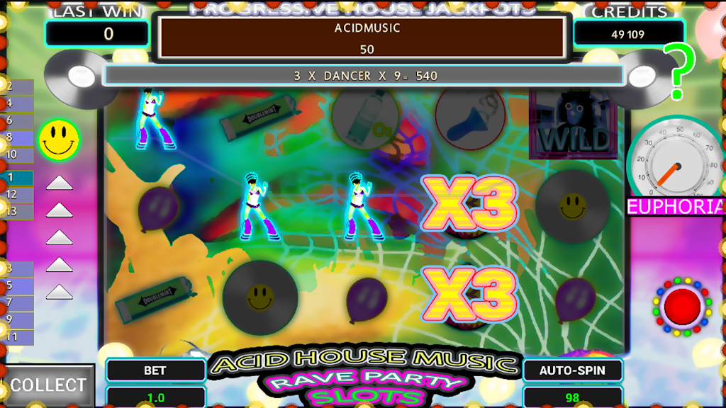 Dance Energy Rave Party Slot 스크린샷 1