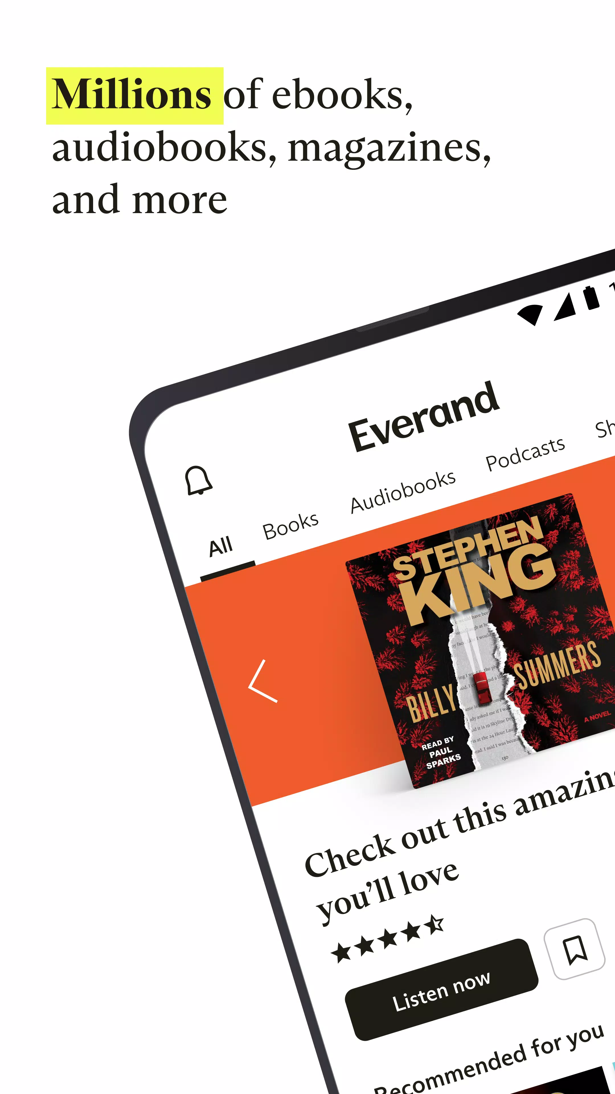 Everand: Ebooks and audiobooks 스크린샷 0